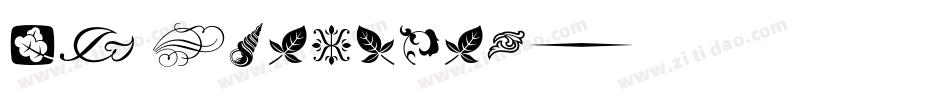 CK Ornament字体转换